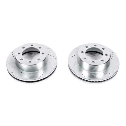 PowerStop Power Stop 11-22 Ram 3500 Front Drilled & Slotted Rotor - Pair