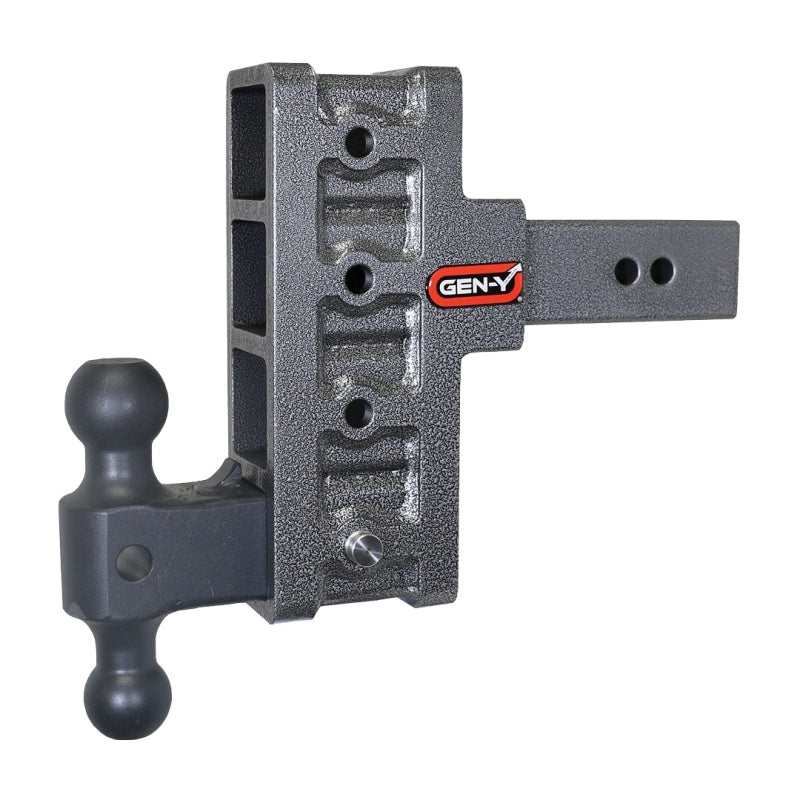 GEN-Y Hitch Gen-Y Mega Duty 2.5in Shank 6in Offset Drop 3K TW 21K Hitch w/GH-061 Dual-Ball