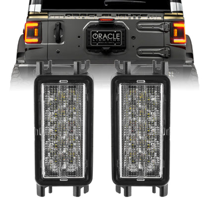 ORACLE Lighting Oracle 2018+ Jeep Wrangler JL Dual Function Reverse LED Flush Taillight - Amber/White