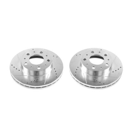 PowerStop Power Stop 14-19 Ram ProMaster 1500 Front Evolution Drilled & Slotted Rotors - Pair