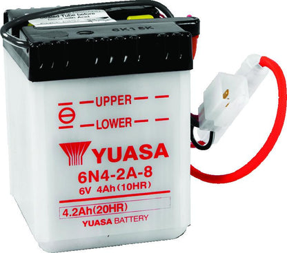 Yuasa Battery Yuasa 6N4-2A-8 Conventional 6-Volt Battery
