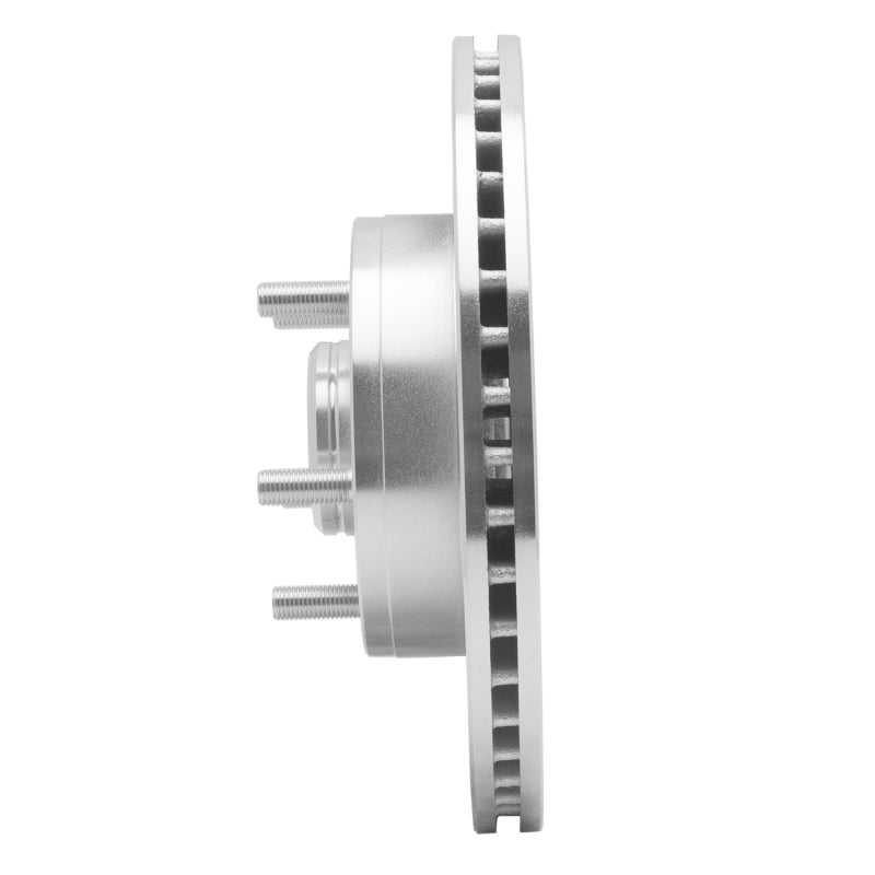 R1 Concepts R1 82-87 Volvo 740 Front Left Drilled & Slotted Silver Brake Rotor