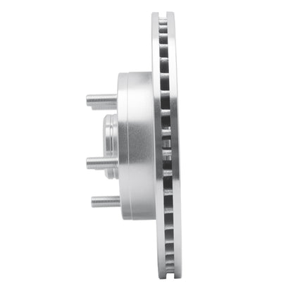 R1 Concepts R1 82-87 Volvo 740 Front Left Drilled & Slotted Silver Brake Rotor