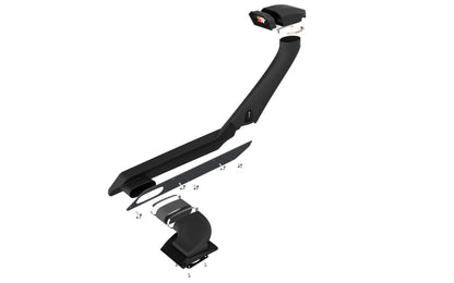 K&N Engineering K&N 21-23 Ford Bronco 2.3L/2.7L Elevated Intake Kit (Snorkel)