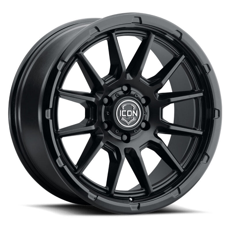 ICON Alloys Cajon 20x9 / 6x5.5 / 0mm / 5in BS Double Black Wheel