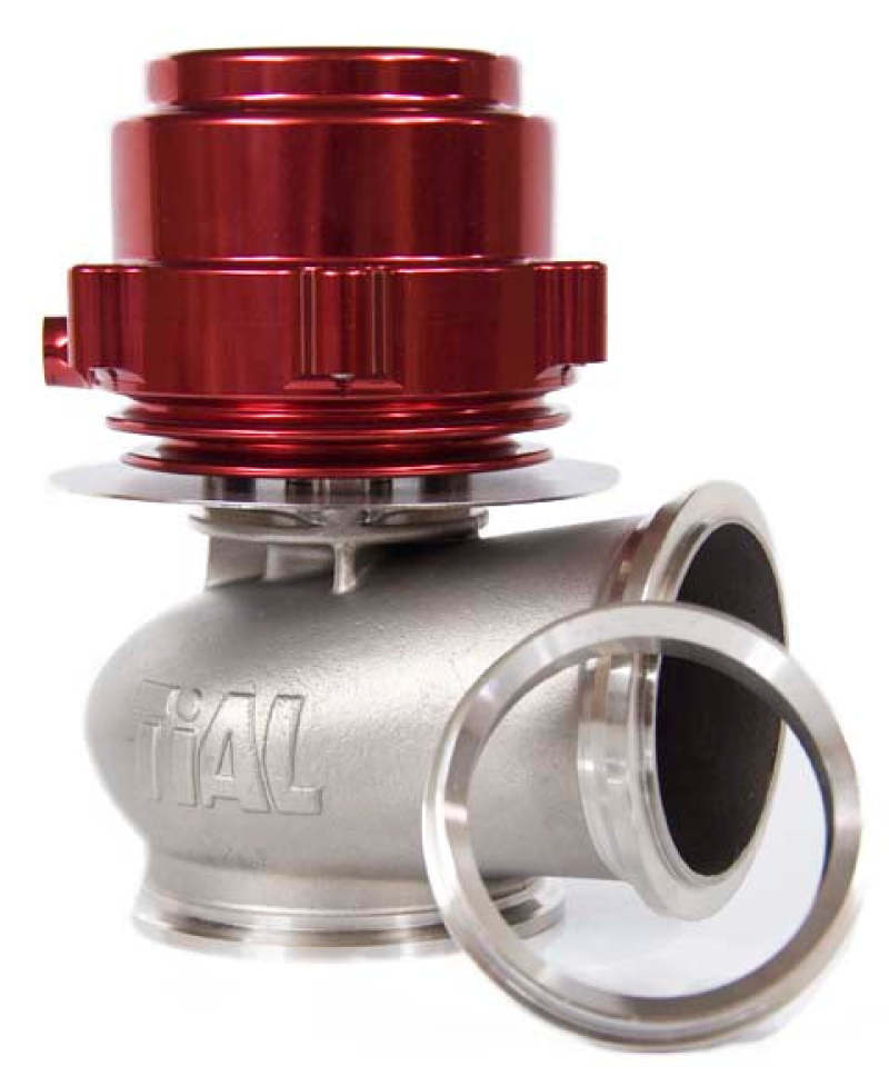 TiALSport TiAL Sport V60 Wastegate 60mm .299 Bar (4.34 PSI) w/Clamps - Red