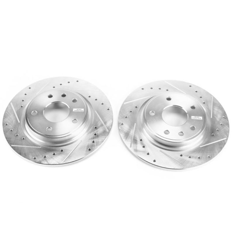PowerStop Power Stop 71-73 Buick Centurion Front Evolution Drilled & Slotted Rotors - Pair
