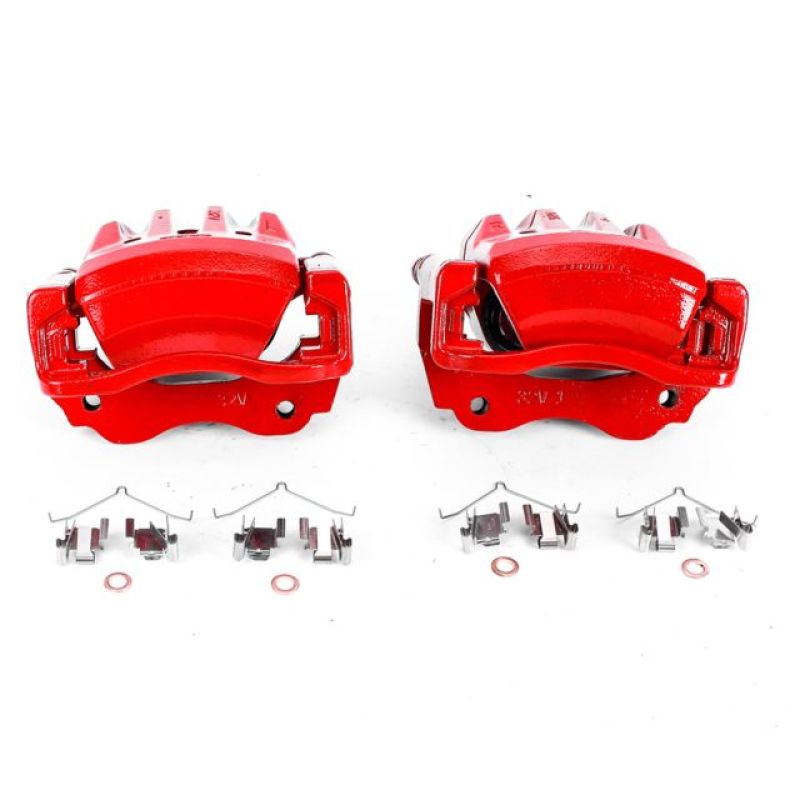 PowerStop Power Stop 98-05 Lexus GS300 Front Red Calipers w/Brackets - Pair