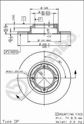 WABCO 12999553VT Disc Brake Caliper Repair Kit