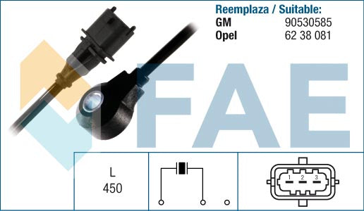 FAE AE60141 Knock Sensor