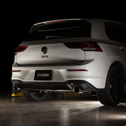 COBB 5V4100 CAT-BACK EXHAUST SYSTEMS STAINLESS STEEL FOR VOLKSWAGEN GOLF GTI (MK8) 2022-