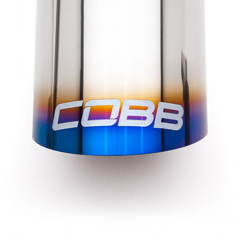 COBB 5V4160 CAT-BACK EXHAUST SYSTEMS TITANIUM FOR VOLKSWAGEN GOLF GTI (MK8) 2022-