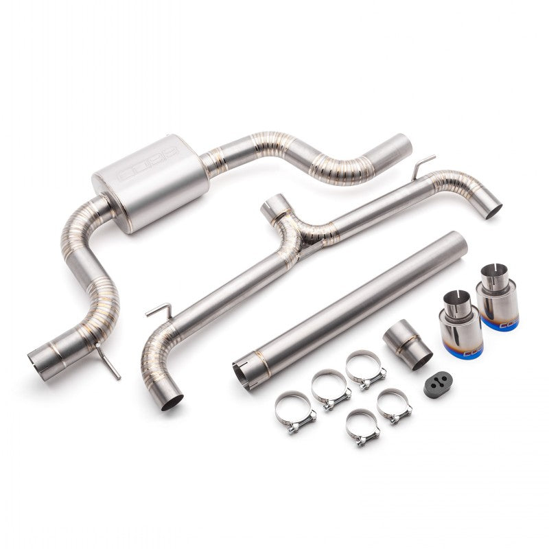 COBB 5V4160 CAT-BACK EXHAUST SYSTEMS TITANIUM FOR VOLKSWAGEN GOLF GTI (MK8) 2022-