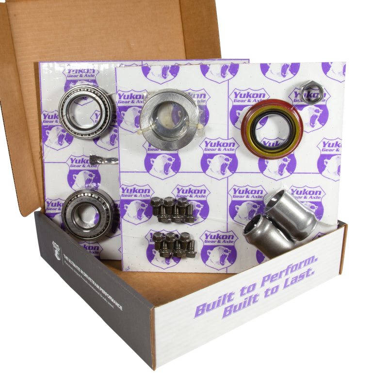 Yukon Gear & Axle Yukon Gear 8.875in GM 12T 3.42 Rear Ring & Pinion Install Kit 30 Spline Positraction Axle Bearings