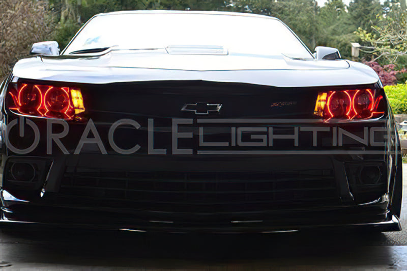ORACLE Lighting Oracle Chevrolet Camaro Non-RS 14-15 Dual Halo Kit Round Style - ColorSHIFT