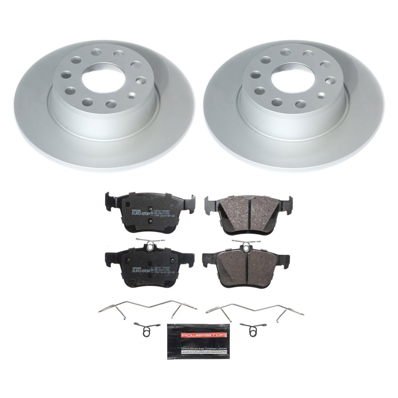 PowerStop Power Stop 19-21 Volkswagen Jetta Rear Eurostop Brake Kit