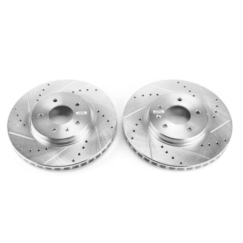 PowerStop Power Stop 09-11 Cadillac STS Front Evolution Drilled & Slotted Rotors - Pair