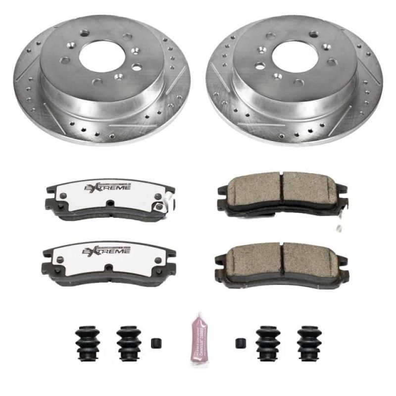PowerStop Power Stop 08-09 Buick Allure Rear Z26 Street Warrior Brake Kit
