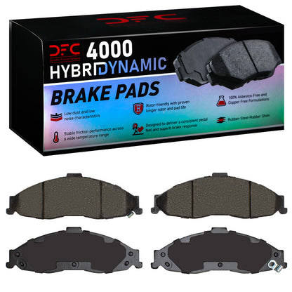 DFC 98-02 Pontiac Firebird Front 4000 Hybridynamic Brake Pads