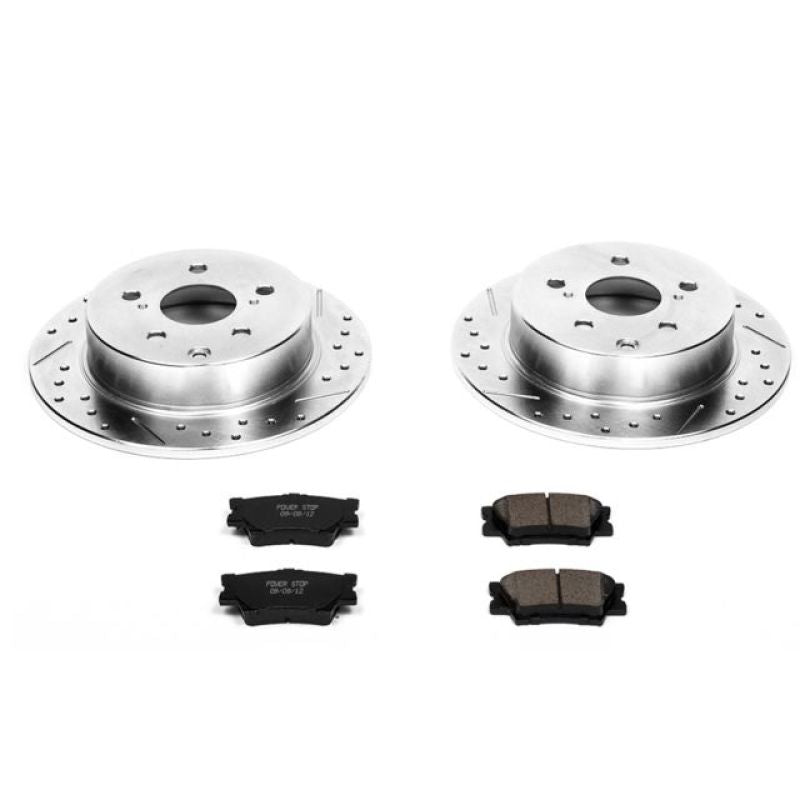 PowerStop Power Stop 09-10 Pontiac Vibe Rear Z23 Evolution Sport Brake Kit