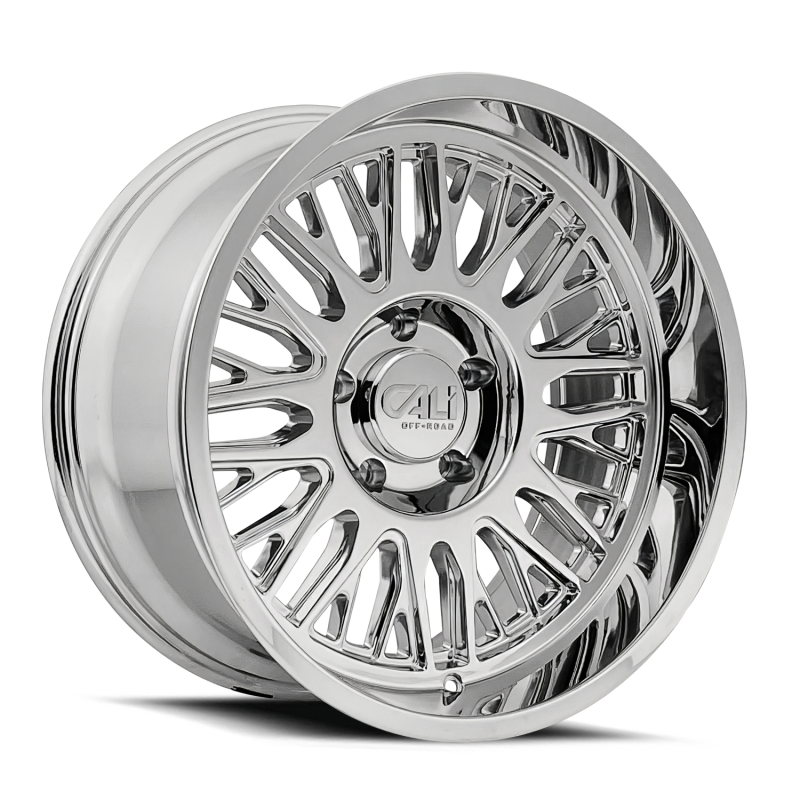 Cali Off-Road 9116 Vertex 24x14 / 8x170 BP / -76mm Offset / 125.2mm Hub Chrome Wheel