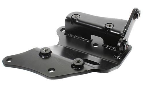 Innovative Mounts Innovative 88-91 Civic /CRX B-Series Black Steel Conversion AC Bracket (D-Series Sanden Compressor)