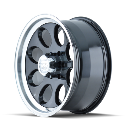 ION Wheels ION Type 171 17x9 / 5x135 BP / 0mm Offset / 87mm Hub Black/Machined Wheel