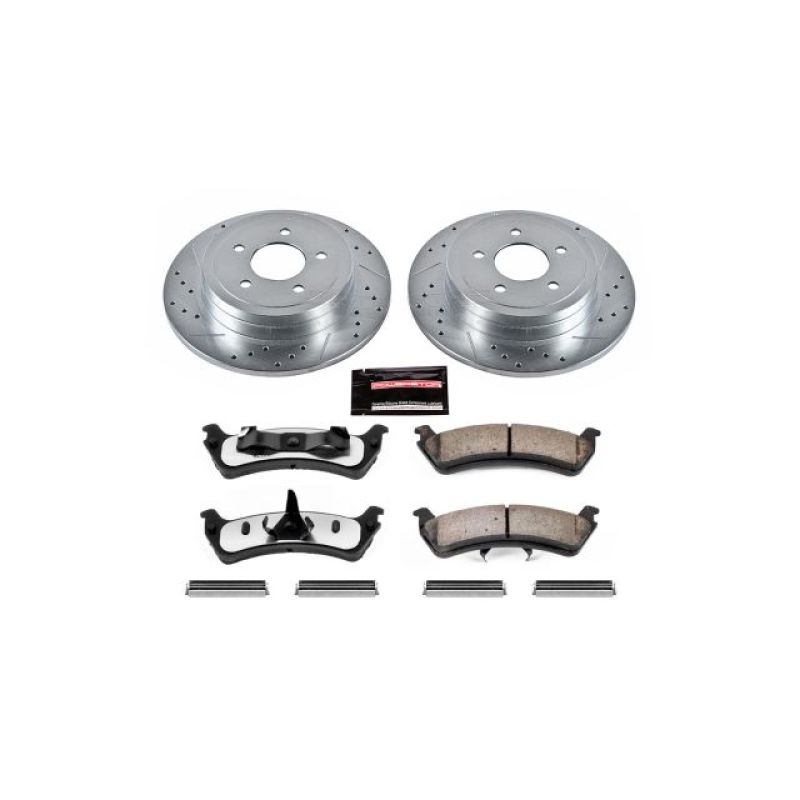 PowerStop Power Stop 2003 Ford Explorer Sport Rear Z36 Truck & Tow Brake Kit