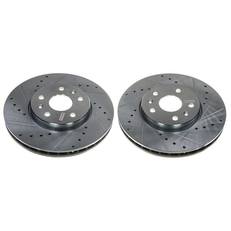 PowerStop Power Stop 20-21 Chevrolet Corvette Front Evolution Drilled & Slotted Rotor - Pair