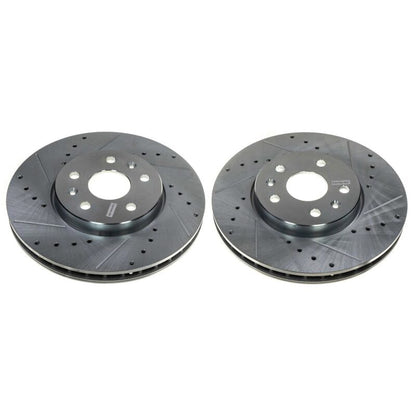 PowerStop Power Stop 20-21 Chevrolet Corvette Front Evolution Drilled & Slotted Rotor - Pair