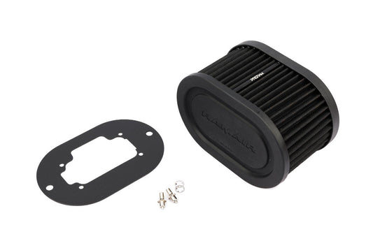 Ramair Pleated Carb Air Filter Baseplate to fit Weber 32/36 DGV/DGEV 38 DGAS/DGMS 100mm