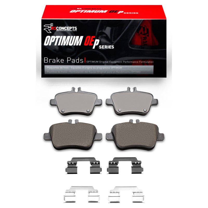 R1 Concepts R1 14-19 Mercedes-Benz GLA250 (Mexico) Rear Optimum OE Pads & Hardware Kit