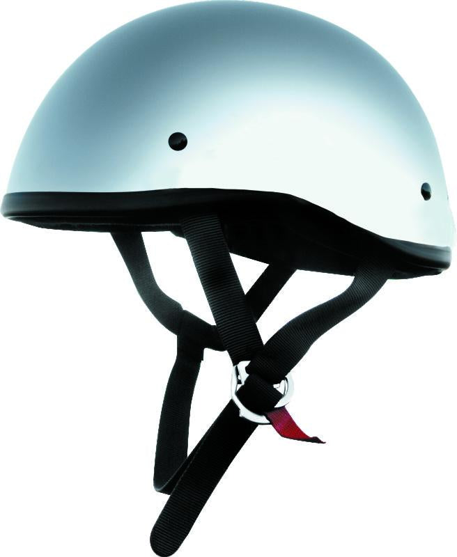 Bikers Choice Skid Lids Original Helmet Chrome - Large