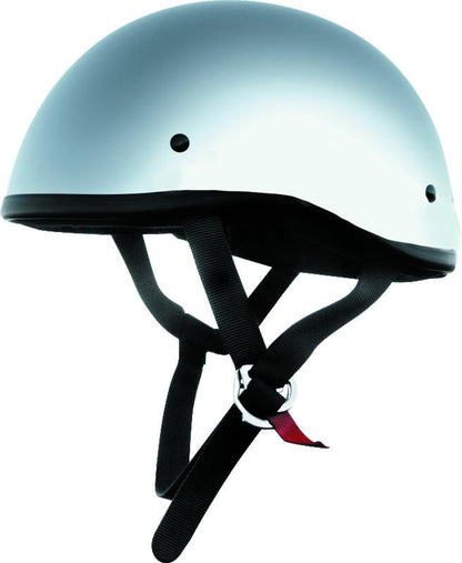 Bikers Choice Skid Lids Original Helmet Chrome - Large