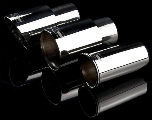 Weapon R Universal Black Exhaust Tips 3in Slant 2.25in Inlet/3in Outlet Neo-Titanium