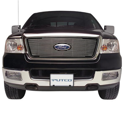 Putco 04-08 Ford F-150 Shadow Billet (Bar Grille) w/ Logo CutOut (6-pcs / Does not Cover Bumper)