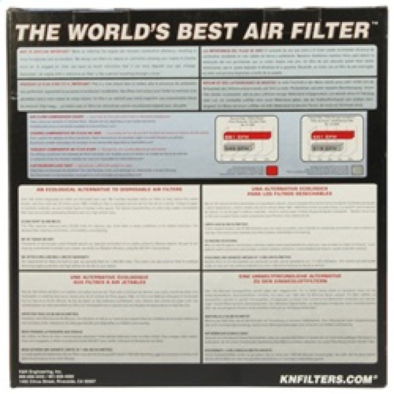 K&N Engineering K&N Universal Air Filter 6in Flange / 7-1/2in Base / 4-1/2in Top / 6-1/2in Height