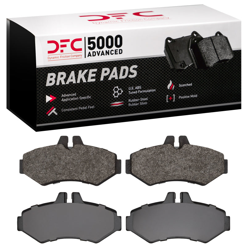 DFC 02-18 Dodge Sprinter 3500 Rear 5000 Advanced Semi Metallic Brake Pads