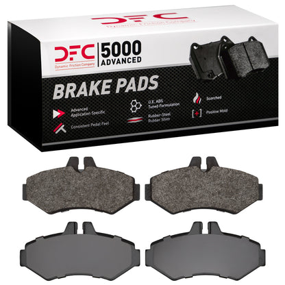 DFC 02-18 Dodge Sprinter 3500 Rear 5000 Advanced Semi Metallic Brake Pads