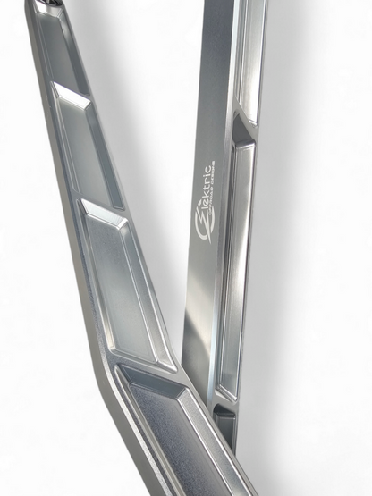 Elektric Off Road Elektric Offroad 2022+ Polaris Rzr Pro Rurbo R Billet High Clearance Radius Rods Anodized Clear