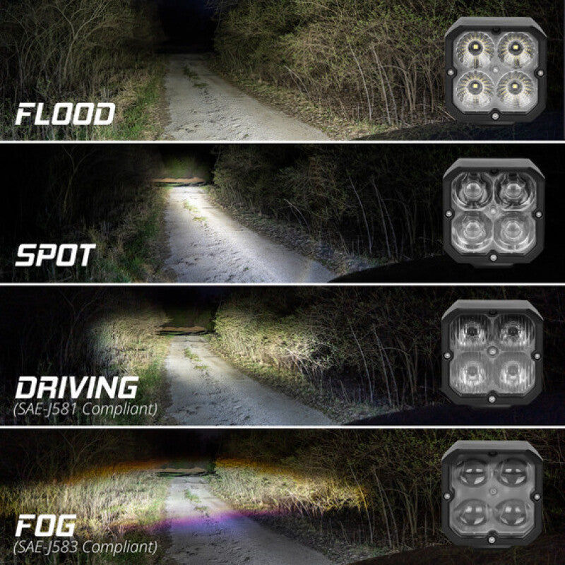 XKGlow XKmax RGBW Addressable Cube Light - Flood Beam