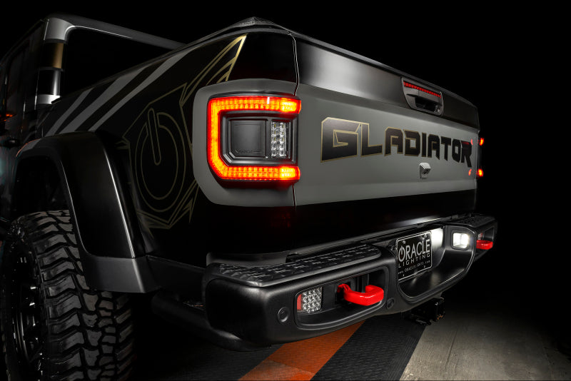 ORACLE Lighting Oracle 2020+ Jeep Gladiator JT Flush Mount LED Tail Lights - Tinted Lens