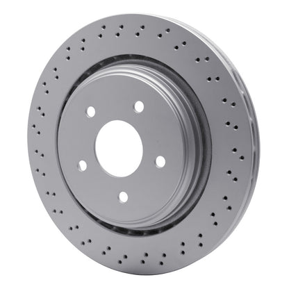 DFC 06-13 Cadillac XLR Rear Drilled Hi-Carbon Alloy Geomet Coated Rotor