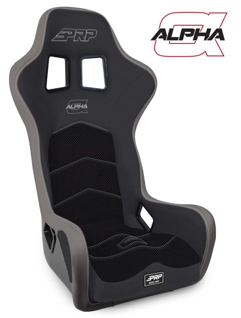 PRP Seats PRP Alpha Composite Seat- Black/Grey