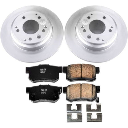PowerStop Power Stop 91-95 Acura Legend Rear Z17 Evolution Geomet Coated Brake Kit