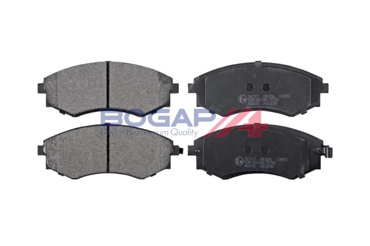 BOGAP Y8210281 Brake Pad Set, Disc Brake