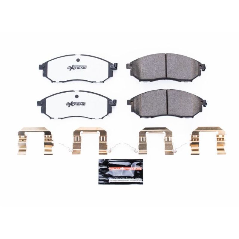 PowerStop Power Stop 08-12 Infiniti EX35 Front Z26 Extreme Street Brake Pads w/Hardware