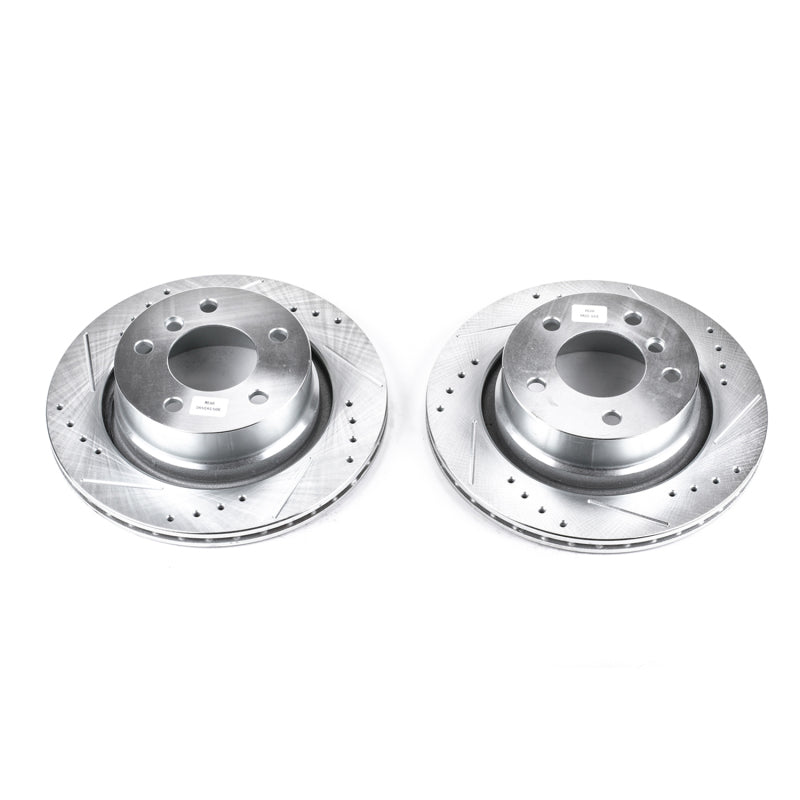 PowerStop Power Stop 03-08 BMW Z4 Rear Evolution Drilled & Slotted Rotors - Pair