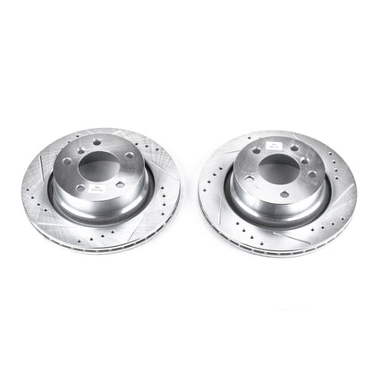 PowerStop Power Stop 03-08 BMW Z4 Rear Evolution Drilled & Slotted Rotors - Pair