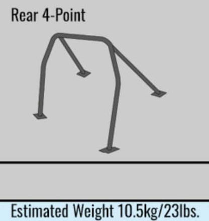Cusco Acura Integra R Roll Cage 4 Pt Rear 4 Pass Chromoly *Excl Sunroof Models* (S/O / No Cancel)